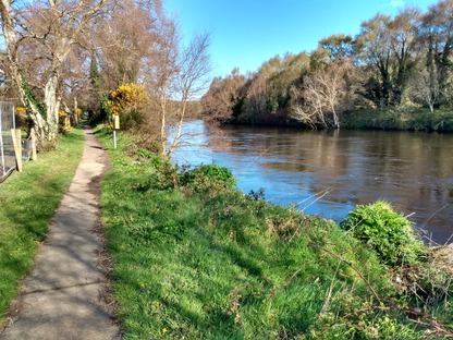 Path alongside river