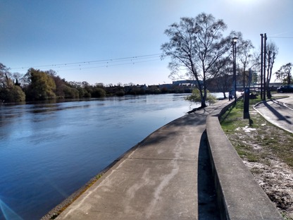 Riverbank towards Arklow bridge